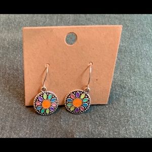 Boho multi earrings. NWOT
